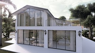 Lumion 2023 Render Animasyon Gündüz Villa Kalkan