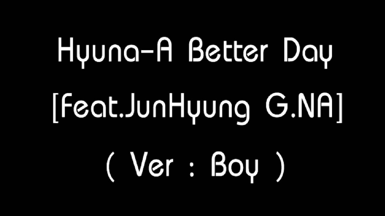 Hyuna - A Bitter Day (ver : Boy)