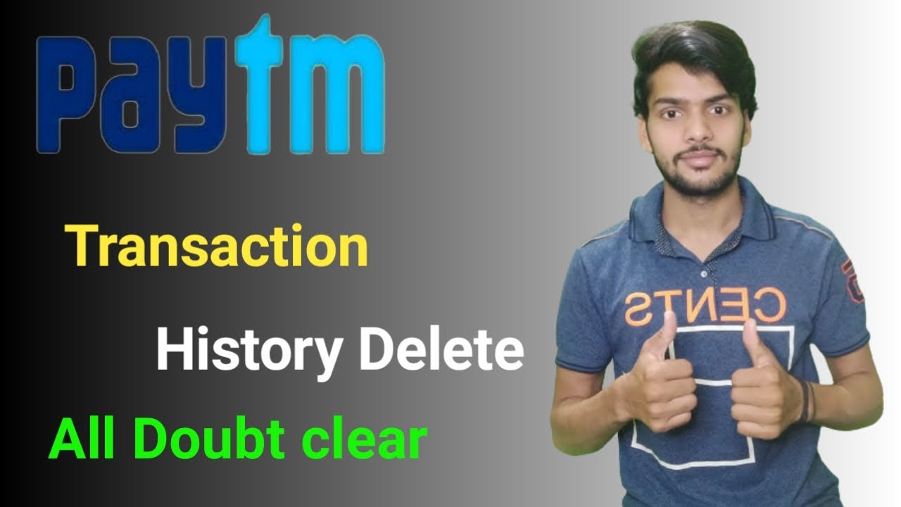 How to delete Paytm transaction history in hindi (2021)//How to delete Paytm inbox chat message
