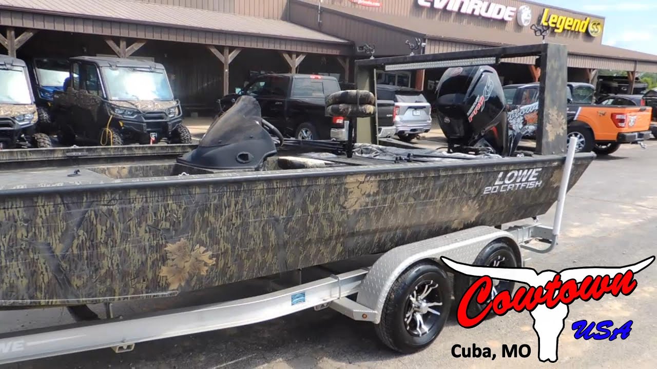 2017 Lowe 20 Catfish with 115 ProXS Prop Engine YouTube