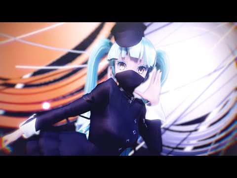 【MMD】看守風ミクさん で 「リバーシブルキャンペーン」