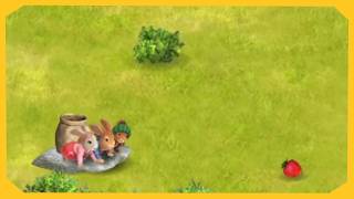 Peter Rabbit: Fruit and Veggie Downhill Dash Gameplay (Browser Game) screenshot 1