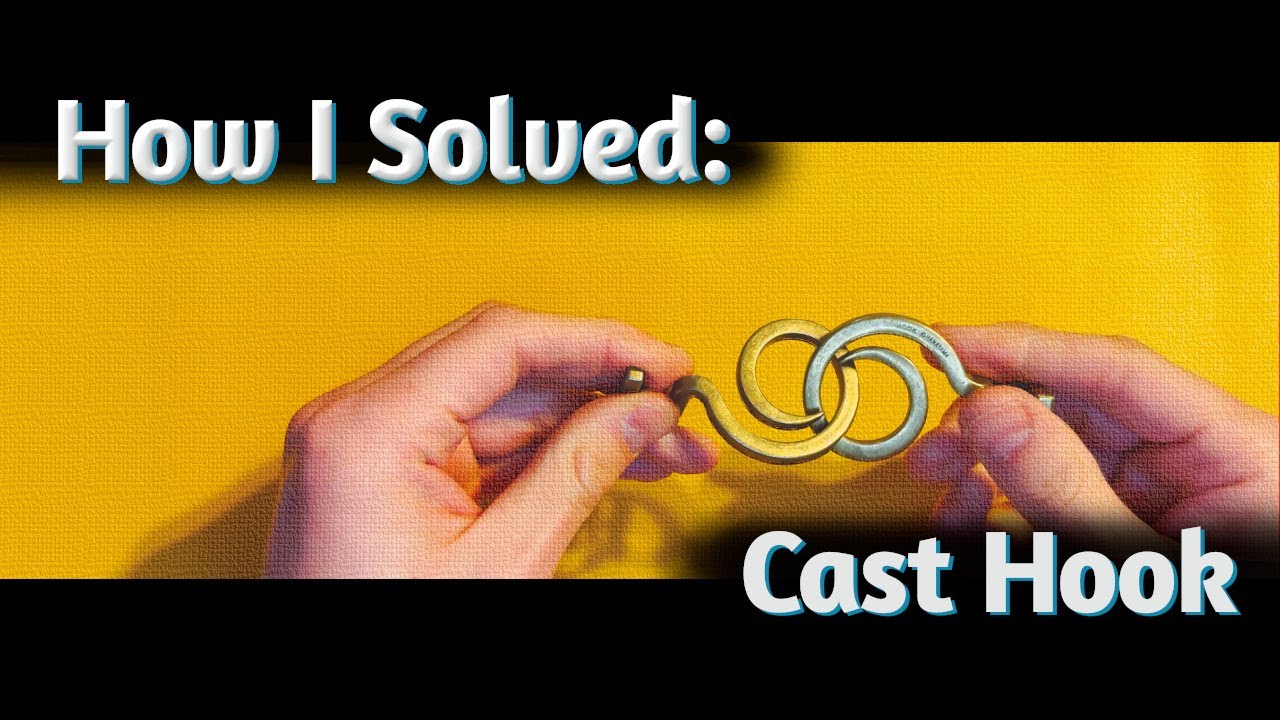 [97] Getting Hooked – Cast Hook Puzzle - Adult Puzzle by Hanayama