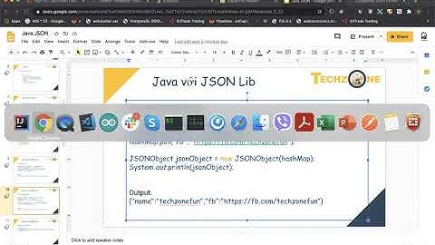 Java Tutorial 13 Làm việc với JSON