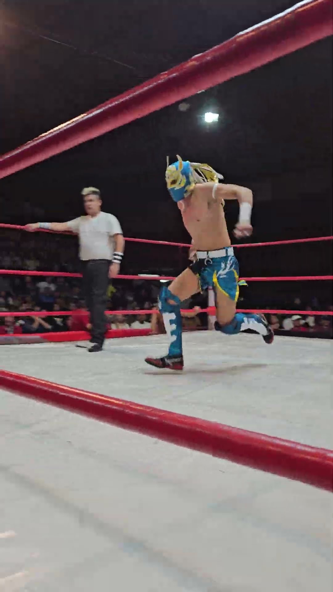 Vuelo de Angel Kid con Lucha Libre BOOM
