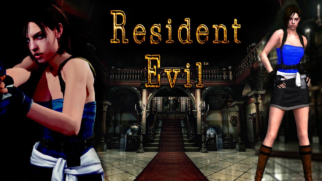 Resident Evil 1 Remake Jill Valentine Classic Blue MOD YouTube