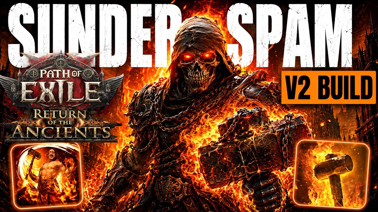 NEW DPS MAXXING SPAM SUNDER BUILD GOT EVEN MORE OP IN 0.5! POE2 Warrior Build (NEW META)