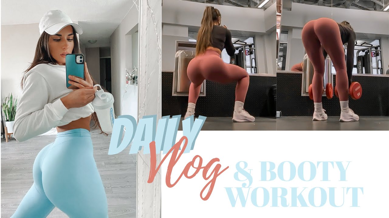 DAY IN MY LIFE VLOG || + booty building workout