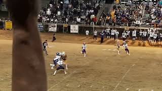 Homer Defeats Mangham 38-18 12/2/22. #3 Andrevious Buggs pass complete #12 LaMichael Greer. 2nd qtr