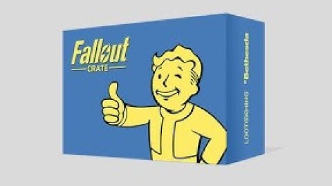 Fallout Loot Crate Box 1 of 6 Unboxing