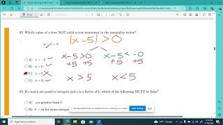 CLT Math Practice Test 1 Part 4