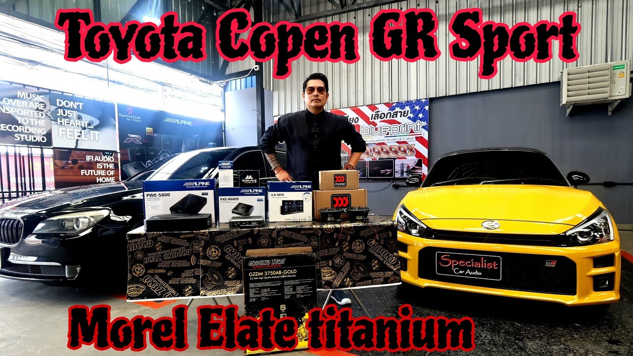 จิ๋วแต่แจ๋ว Toyota Copen GR Sport Morel Elate titanium 602+Alpine PXE ...