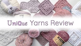 Unique Yarns - Yarn Review for Sheepjes Stonewash, Ricorumi Spin Spin, Cirrus, Finesse and More