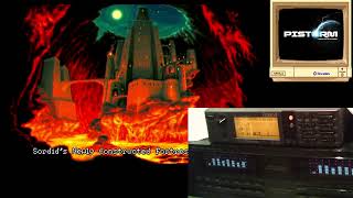Amiga 500+ Pistorm Emu68 Running ScummVM with Roland SC-50 Midi support - Simon The Sorcerer 2 intro