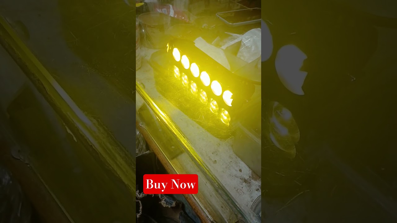 6 LED Light | White & Yellow Beam | Super Bright for Bike & Car 🔥 