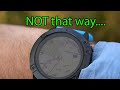 Garmin Fenix 6x sapphire picks own routing | Data fields with Talkytoaster mapping