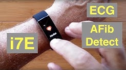 ALFAWISE i7E Atrial Fibrillation ECG IP68 Waterproof Health Fitness Band: Unboxing and 1st Look