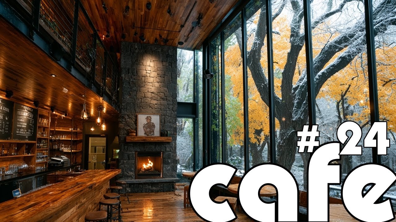 Your Seat by the Fire is Warmed 🔥 Sip This Jazz, Amid Woodsmell & Snow