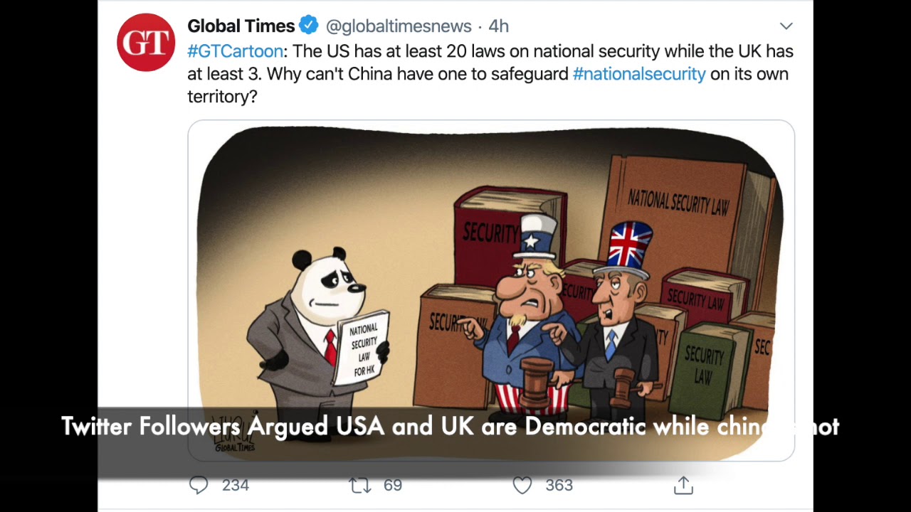 China Global Times on HK Security Law