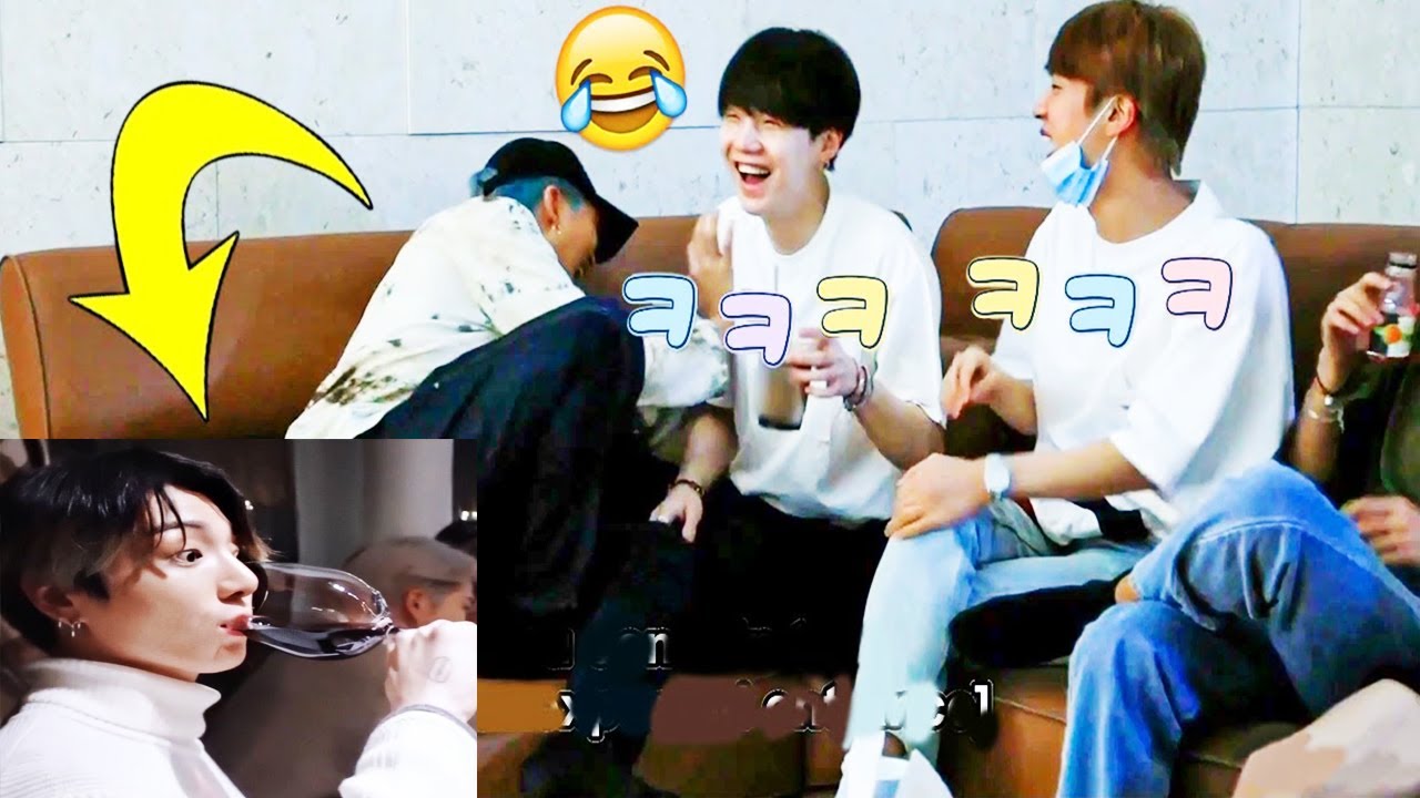Ошибка бтс. БТС funny moments. BTS Reaction bt21. BTS Reaction themselves. Reaction BTS to themselves.