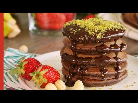 Video: Chocolate Pancake Ncuav Mog Qab Zib