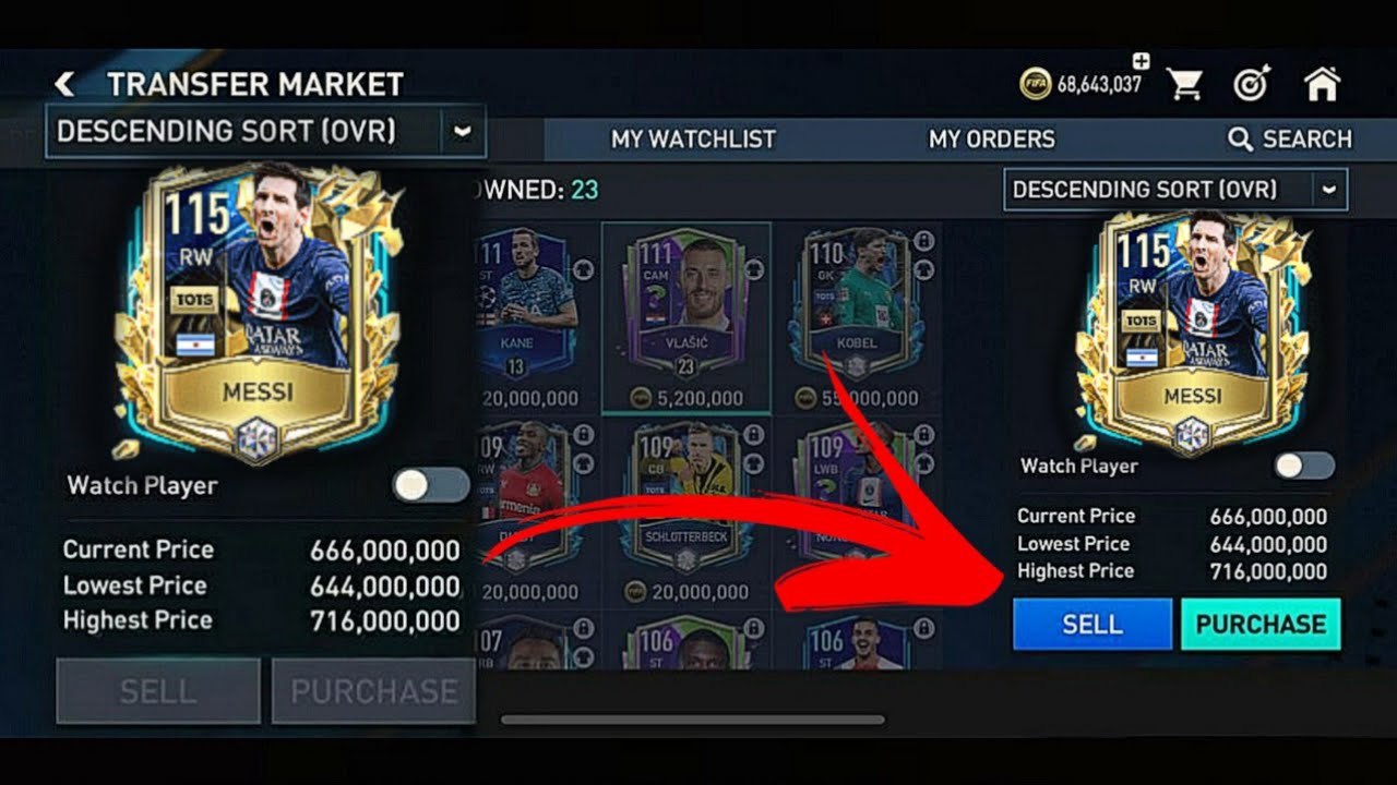 HOW TO SELL UNTRADABLE PLAYERS IN FIFA MOBILE 23!!! - YouTube