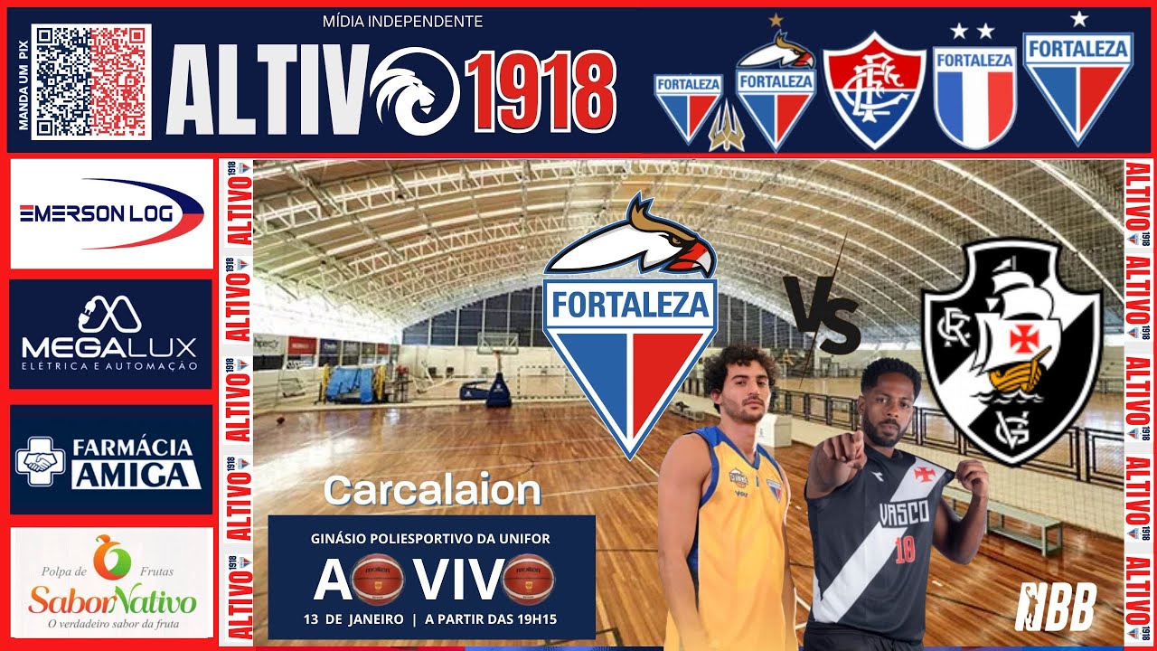 AO VIVO | FORTALEZA BC x VASCO DA GAMA | NBB CAIXA 2025/26 | GINÁSIO DA UNIFOR | 21º RODADA