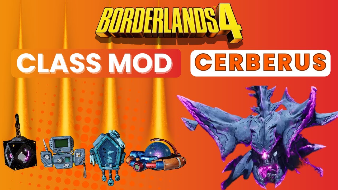 MOD DE CLASSE - CERBERUS - BORDERLANDS 4 - ARME LEGENDAIRE