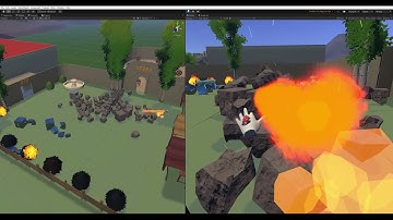 Magitek VR - Firebending destruction with fire thrust jumping