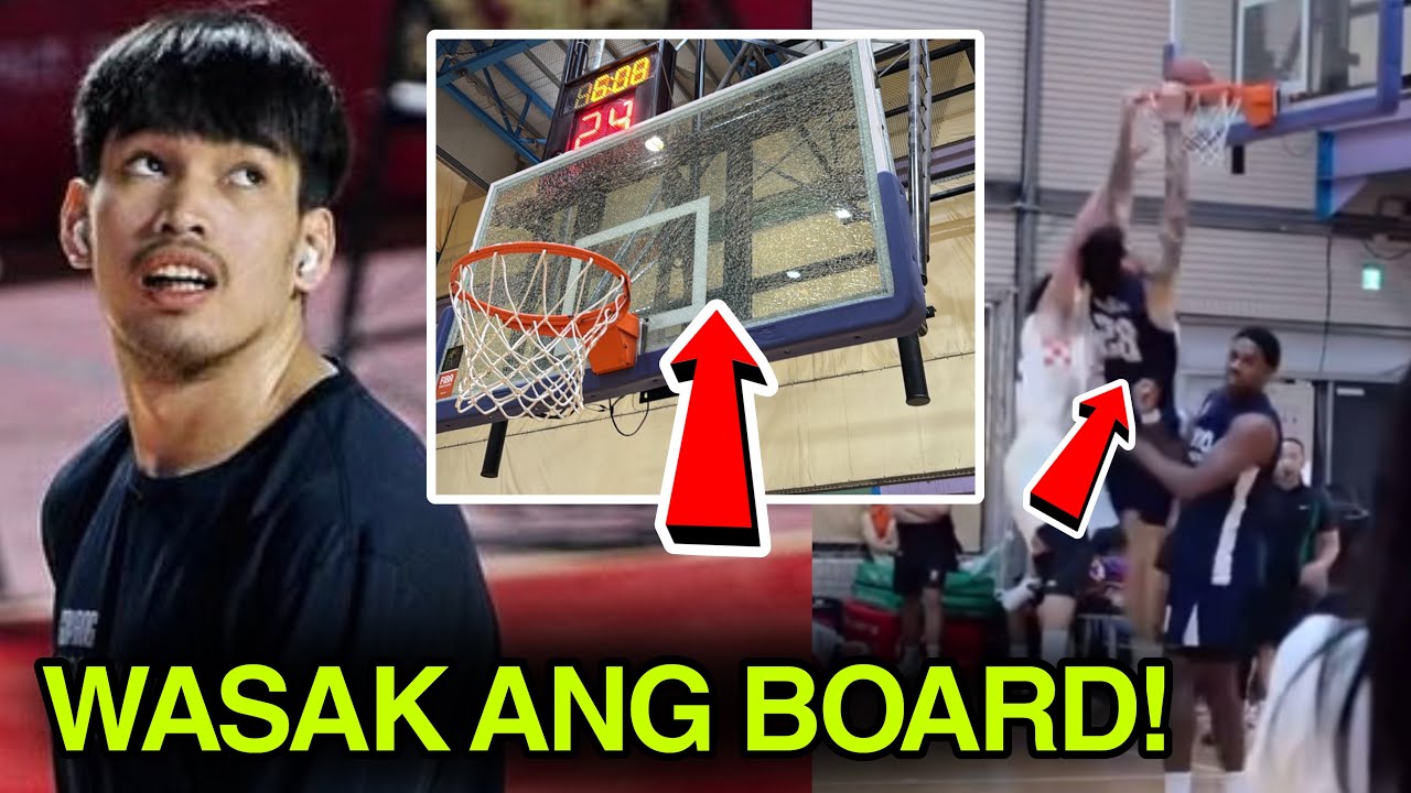 WASAK ANG BACKBOARD SA DUNK NI Kevin Quiambao! Gigil masyado sa laro si KQ!