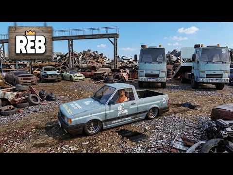 REBAIXADOS ELITE BRASIL | TRABALHANDO POR UM DIA NA SUCATA DE VEÍCULOS