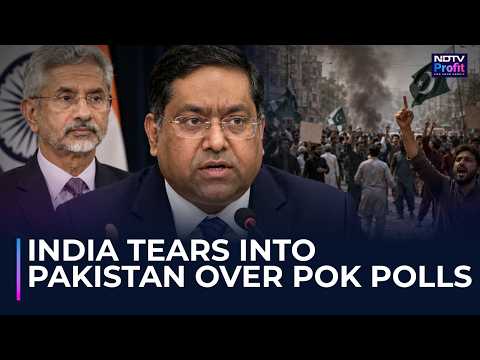 MEA’s Sharpest PoK Attack: India Calls PoK Elections A Farce, Alleges 90 Civilian Deaths