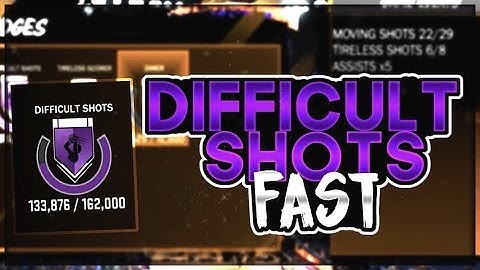 NBA 2K18 BADGE TUTORIAL | HOW TO GET DIFFICULT SHOTS BADGE EXTREMELY FAST!!!
