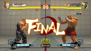 SSF4 AE 2012: ACE E I RI N (Guile) vs maidongge (Sagat) - Xbox Live Ranked Match