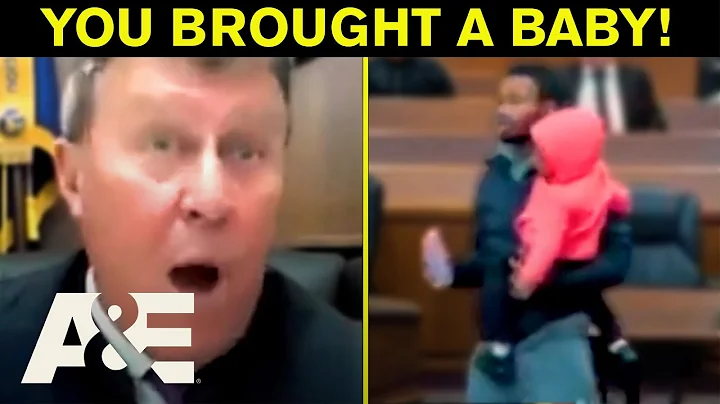 Man Brings His Baby to Court, Then Snaps After Judge Sends Him to Jail | Court Cam | A&E