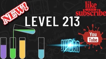 Water Sort Puzzle Level 213