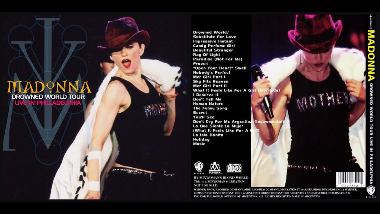 Madonna - Drowned World Tour in Philadelphia 22.07.2001 - YouTube