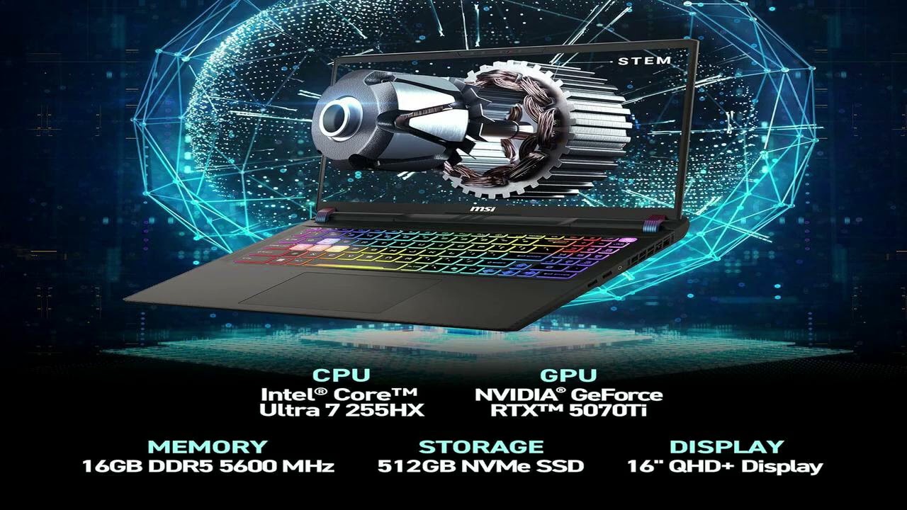 Review: MSI Vector 16 HX AI 144Hz FHD+ Gaming Laptop | A2XWHG212US