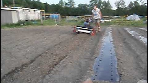 Setting Up BCS with Plastic Mulch Layer Implement.