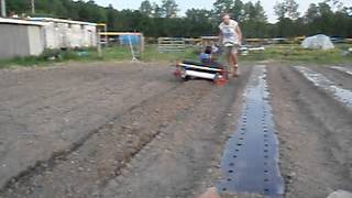 Setting Up BCS with Plastic Mulch Layer Implement.
