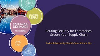 Routing Security for Enterprises: Secure Your Supply Chain