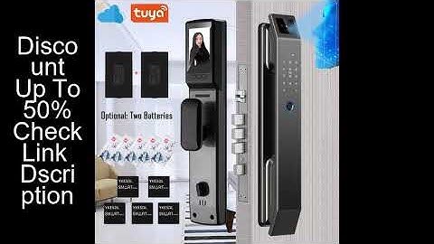 3D Face Recognition Unlock Digital Door Lock With Camera FIngerprint Password Unlock Keyless Electro