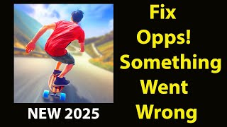 Fix Downhill Racer  App Oops Something Went Wrong Error | Fix Downhill Racer  went wrong error screenshot 1