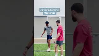 Jumping/Landing Mechanics! 🔥⚽💪 #shorts