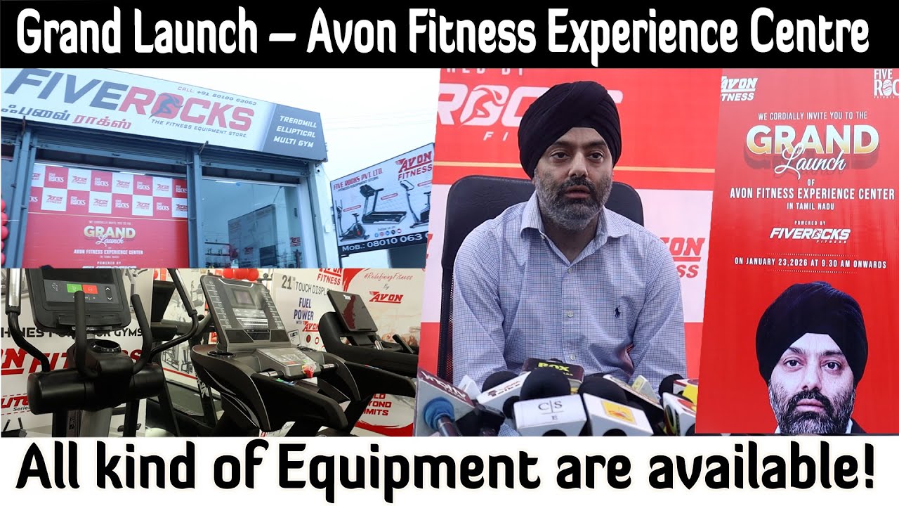 Grand Launch – Avon Fitness Experience Centre | Chennai | Powered by Five Rocks Private Limited