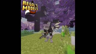 Modded Minecraft Player Model Kitsune with 3D Animated Wings and Tails for Minecraft CPM