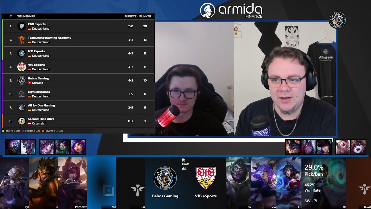 [Ger] Babos Gaming vs VfB Esports - PL group 2.1