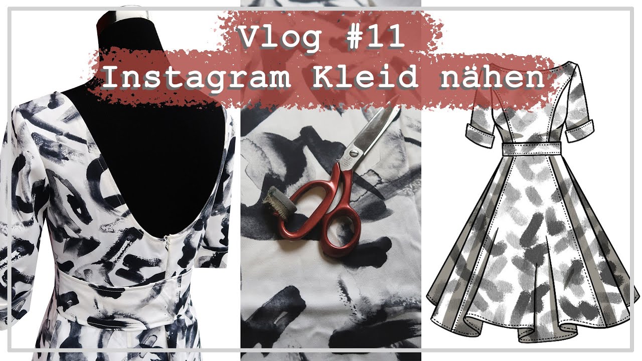 Vlog #11 Instagram Kleid nähen I Design durch eure ...
