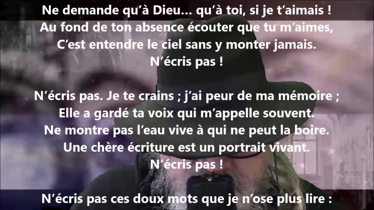 Les Séparés Marceline Desbordes Valmore Analyse