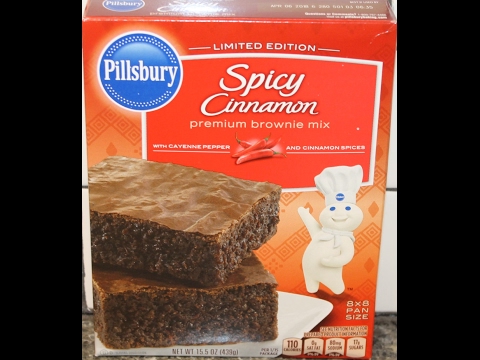 making-pillsbury-spicy-cinnamon-brownies-preparation-&-review